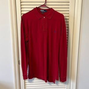 Ralph Lauren long sleeve collared polo shirt